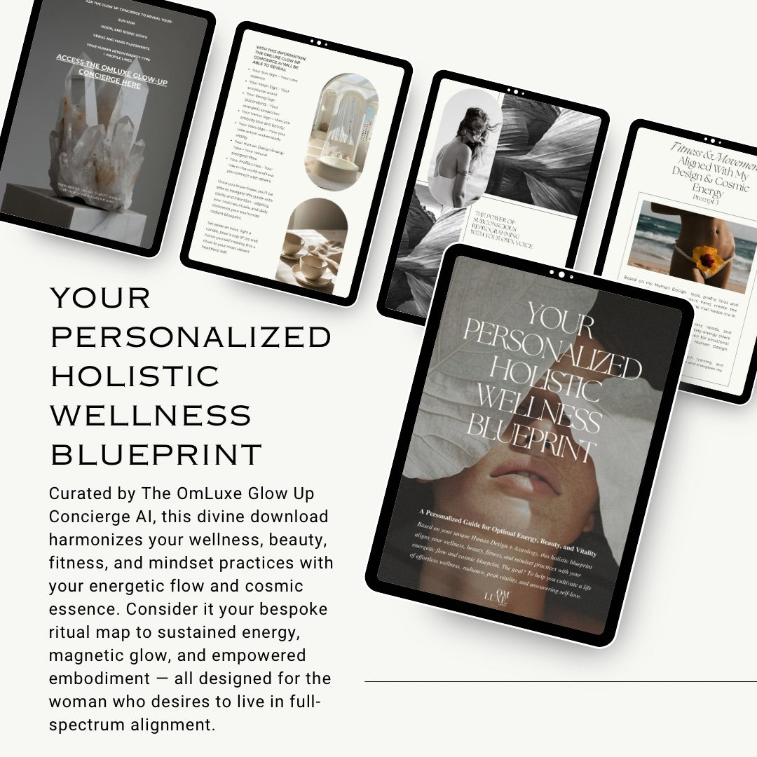 The Glow Up AI Concierge + Your Holistic Wellness Blueprint