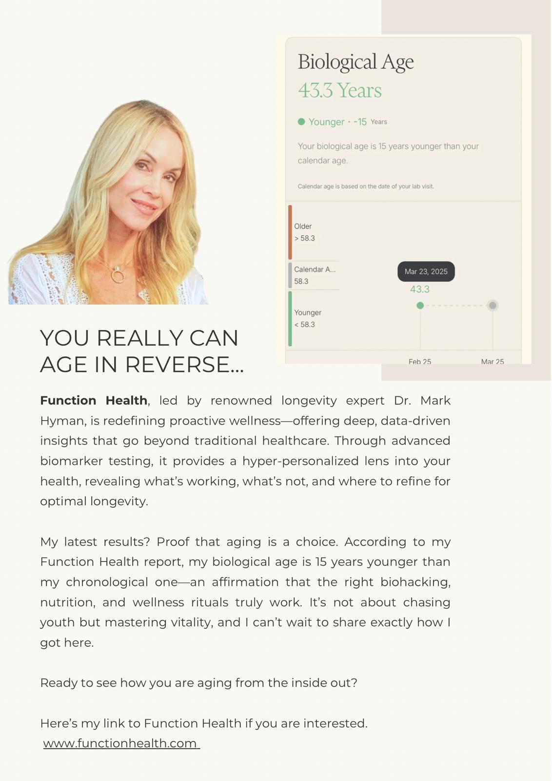 The Art of Aging in Reverse